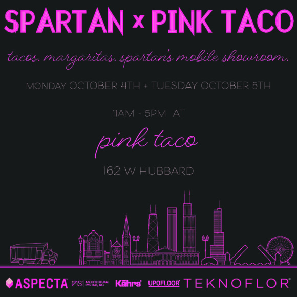 Spartan's Mobile Showroom X Pink Taco
