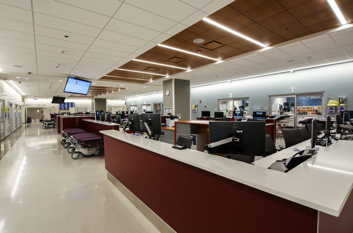 Emergency Room Featuring American Biltrite Texas Granite