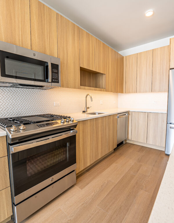 LVT in apartment kitchen