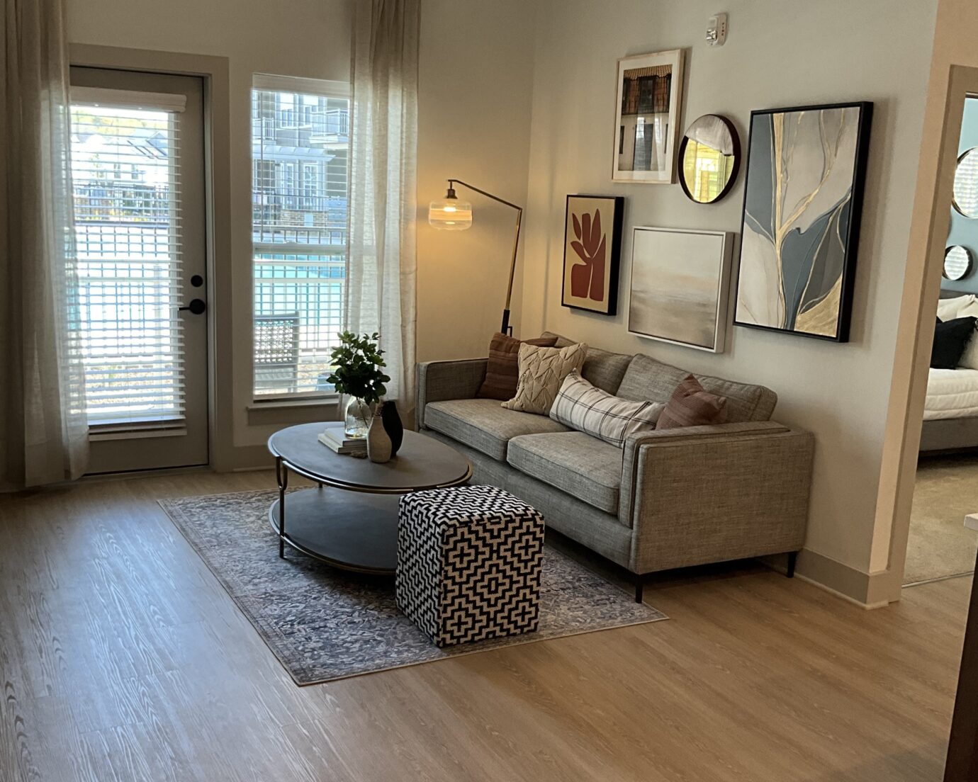 LVT in apartment living room